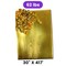 Gold Watercolor Embossed Metallic Wrapping Paper 30" x 417" Roll